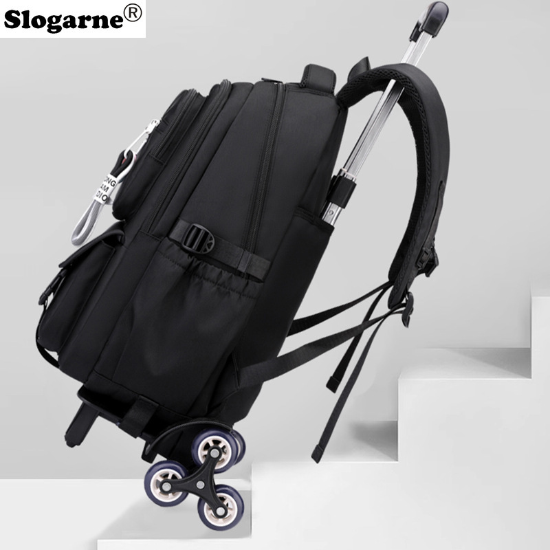 กระเป๋าเป้ล้อลากสำหรับนักเรียน - Foldable Rolling Luggage Bag บทวิจารณ์และราคา