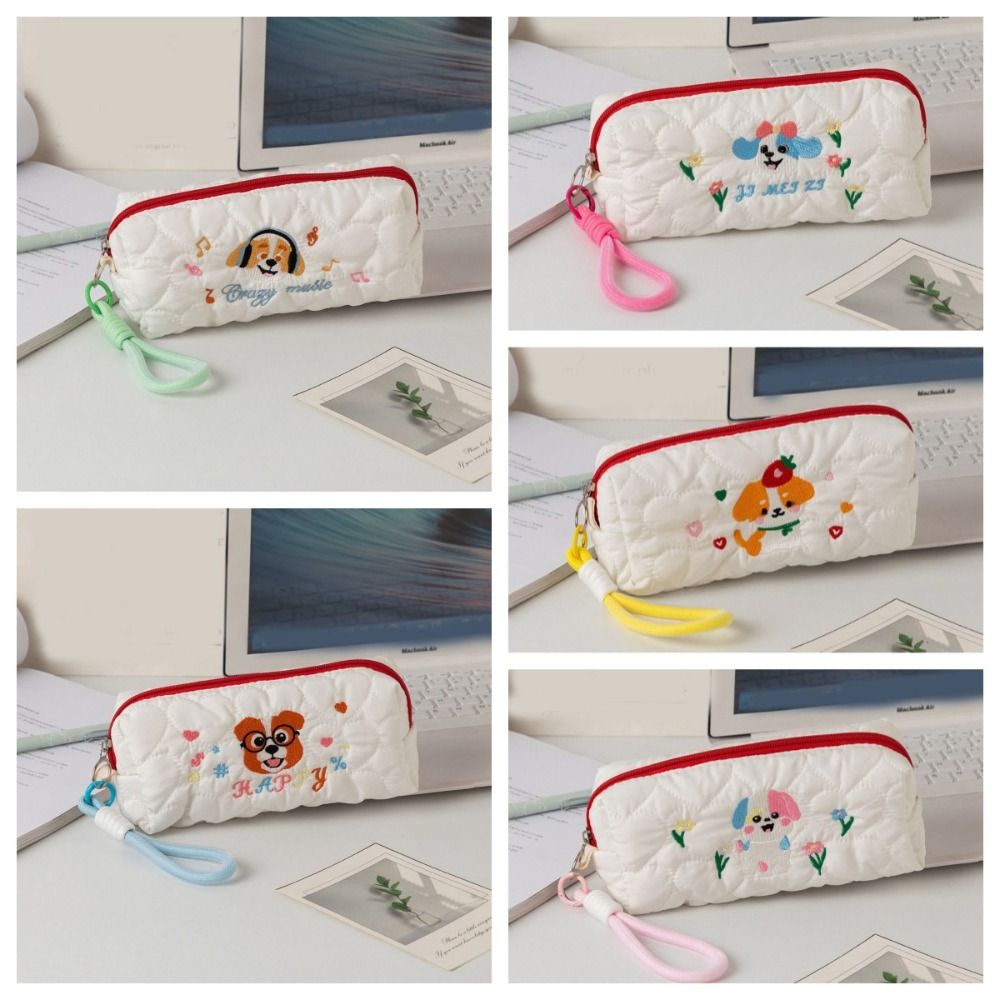 กระเป๋าใส่ดินสอปักลายสุนัขสุดน - Cosmetic Bags บทวิจารณ์และราคา