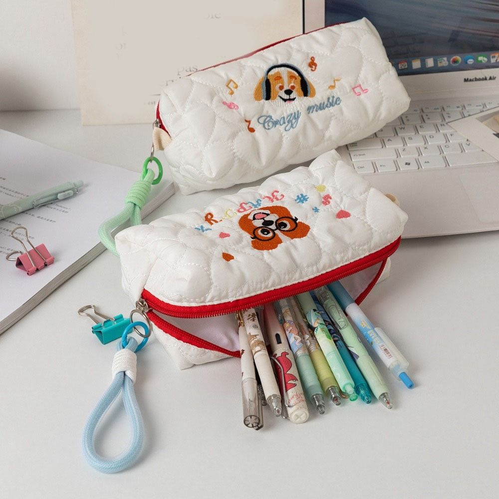 กระเป๋าใส่ดินสอปักลายสุนัขสุดน - Cosmetic Bags บทวิจารณ์และราคา