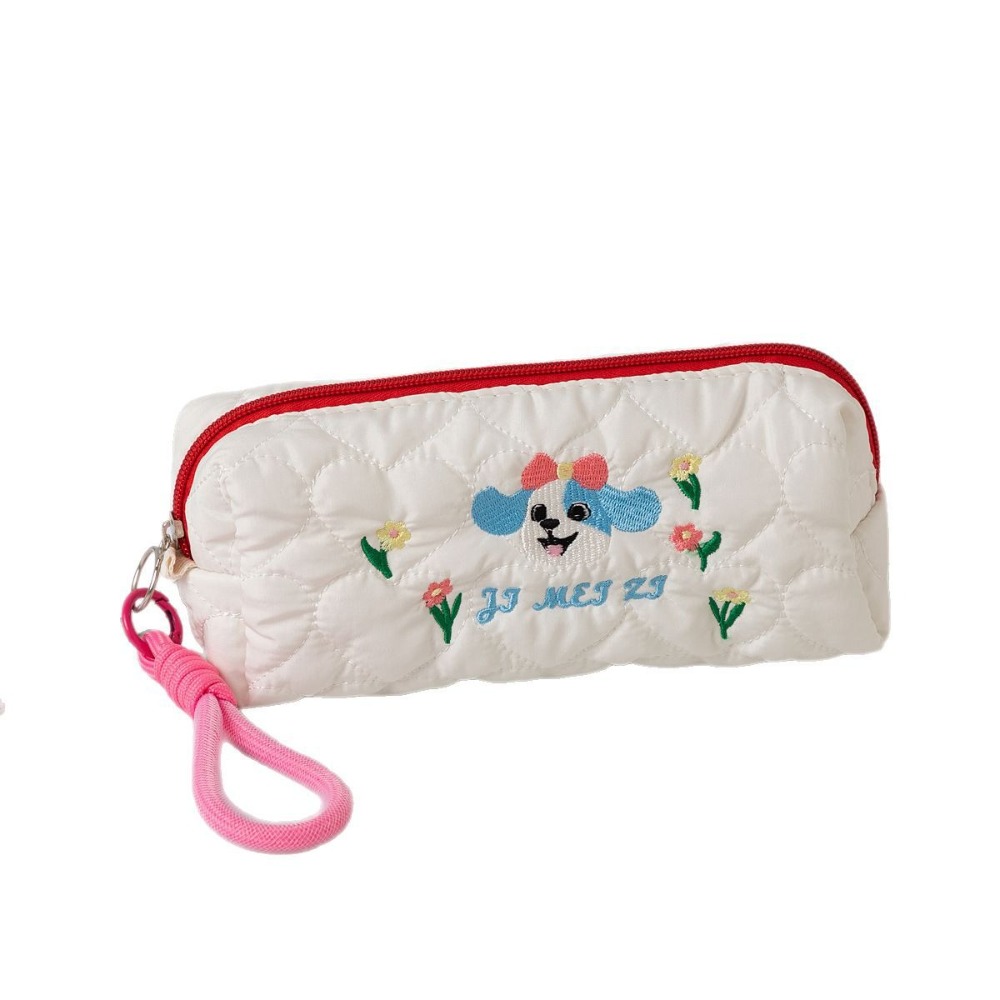 กระเป๋าใส่ดินสอปักลายสุนัขสุดน - Cosmetic Bags บทวิจารณ์และราคา
