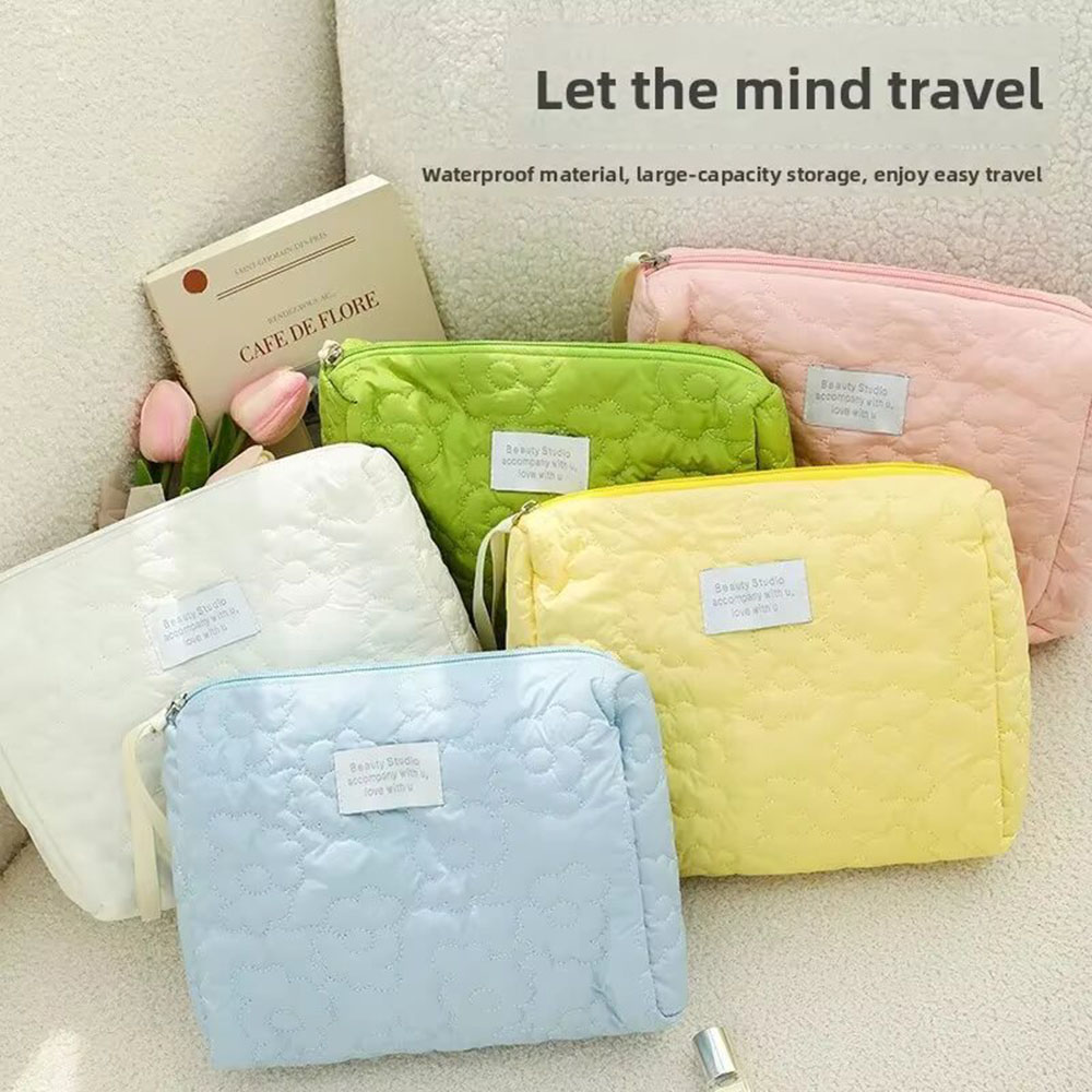 กระเป๋าเครื่องสำอางลายดอกไม้ให - Cosmetic Bags บทวิจารณ์และราคา