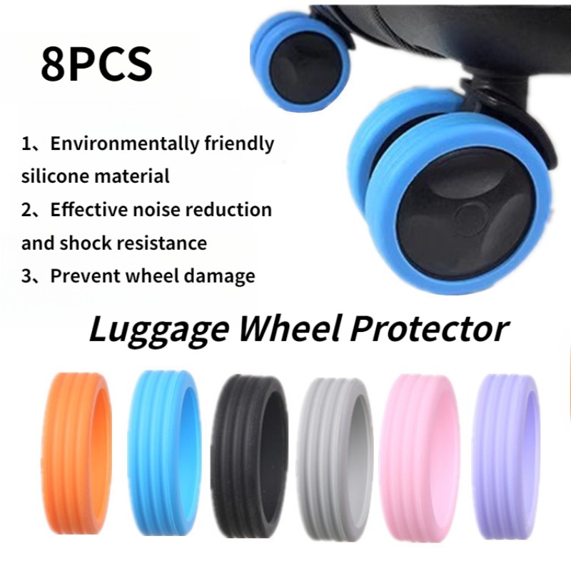 ปลอกยางล้อกระเป๋าเดินทางแบบเงี - Silent Replacement Luggage Wheels บทวิจารณ์และราคา