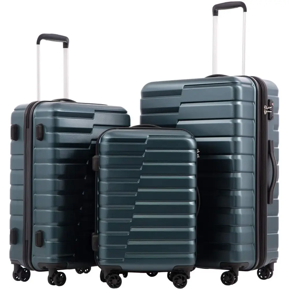 ชุดกระเป๋าเดินทางแบบแข็ง 3 ชิ้ - Expandable Hard Shell Luggage Set บทวิจารณ์และราคา