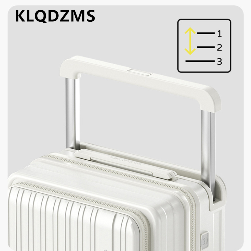 กระเป๋าเดินทางแบบชาร์จไฟได้ KL - Front Opening Laptop Luggage 24 Inch บทวิจารณ์และราคา