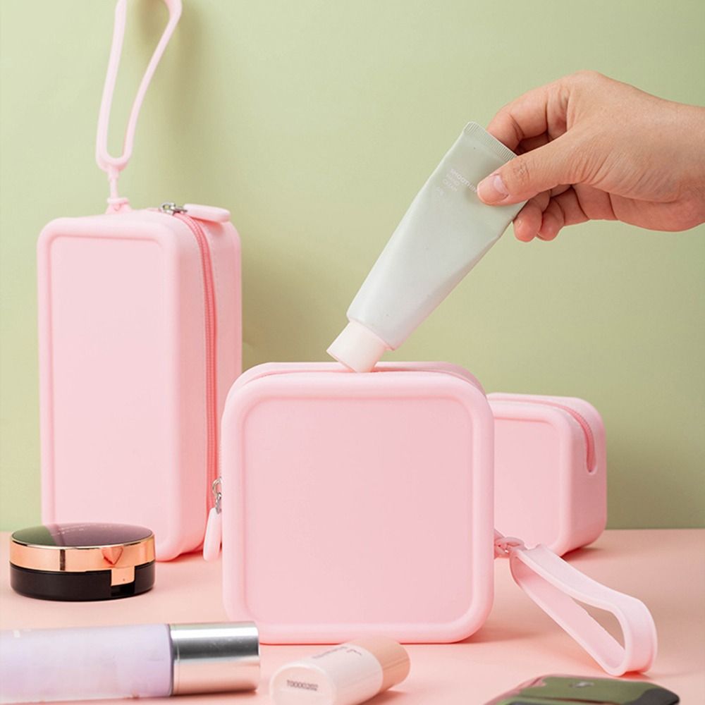 กระเป๋าใส่เหรียญซิลิโคนพกพา คว - Cosmetic Bags บทวิจารณ์และราคา