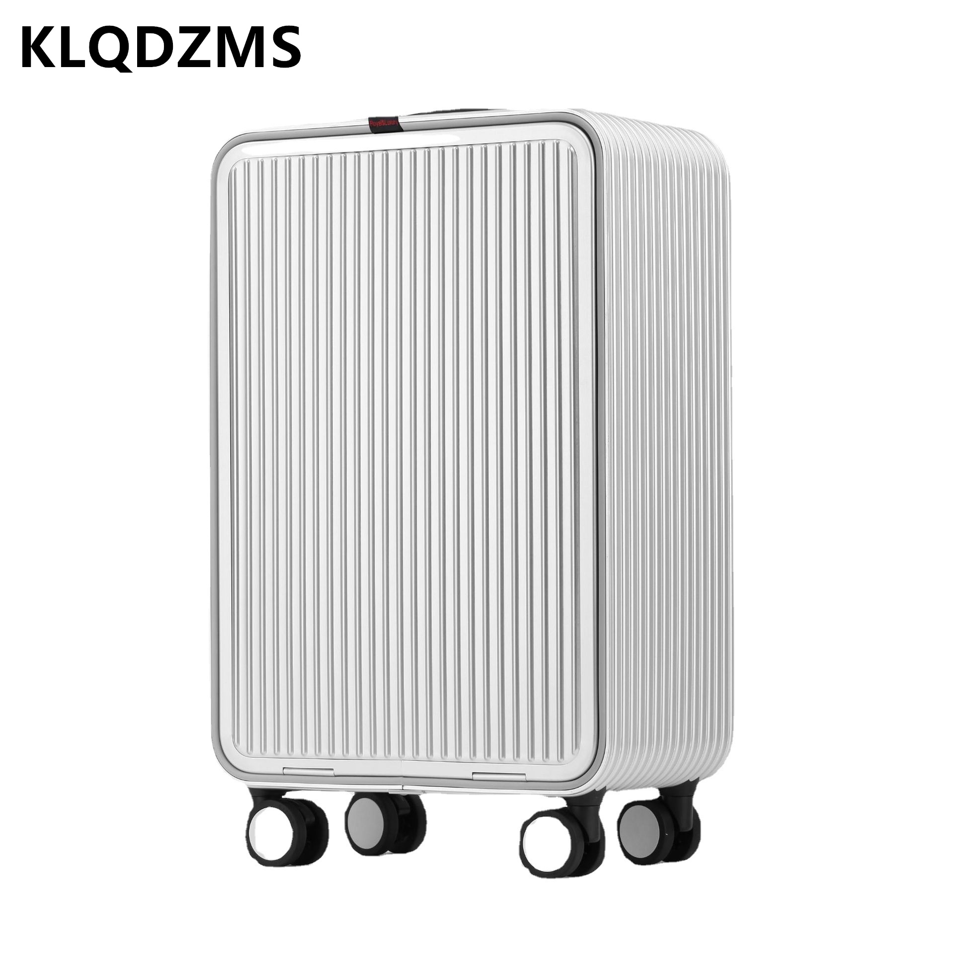 KLQDZMS กระเป๋าเดินทางอลูมิเนี - Front Opening Laptop Luggage 24 Inch บทวิจารณ์และราคา