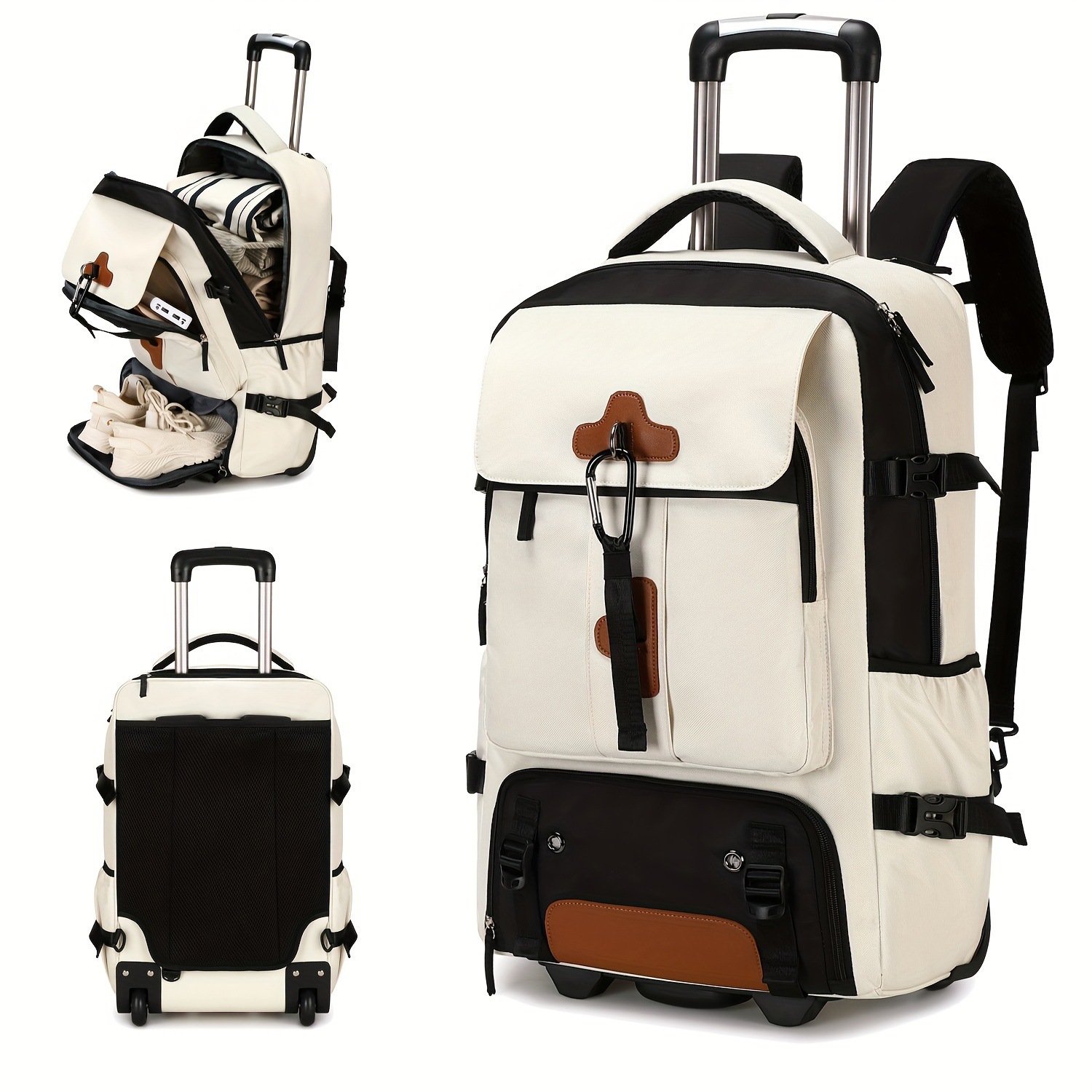 กระเป๋าเป้สะพายหลังแบบมีล้อ กร - Foldable Rolling Luggage Bag บทวิจารณ์และราคา