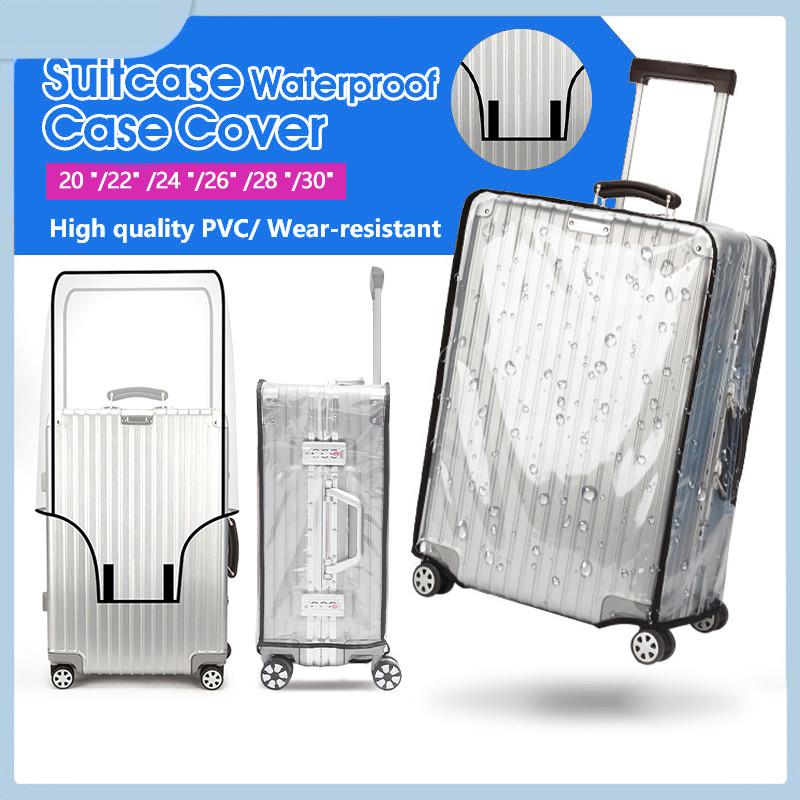 ปลอกคลุมกระเป๋าเดินทางแบบใส กั - Luggage Protective Cover Transparent บทวิจารณ์และราคา