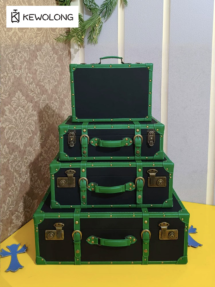 กล่องเก็บของหนังวินเทจ, กล่องไ - Retro Vintage Trunk Suitcase บทวิจารณ์และราคา