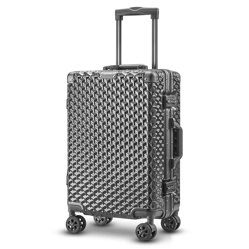 ใหม่กระเป๋าเดินทาง,รหัสผ่านกล่ - Aluminum Frame Carry On Luggage บทวิจารณ์และราคา