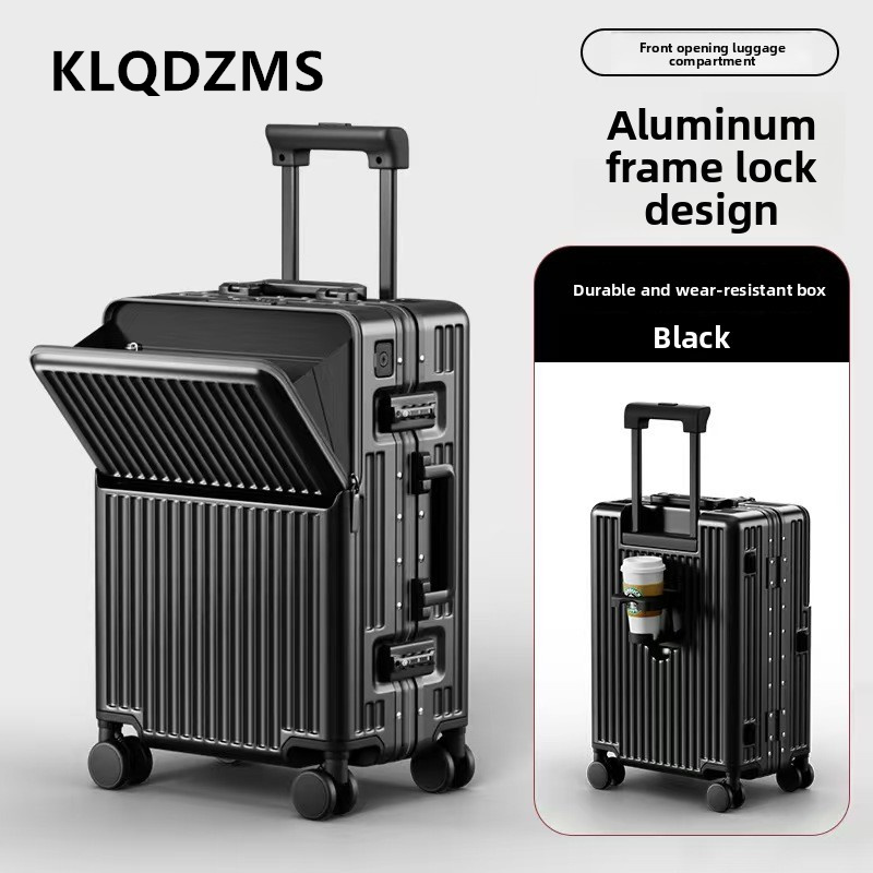 KLQDZMS กระเป๋าเดินทางอเนกประส - Front Opening Laptop Luggage 24 Inch บทวิจารณ์และราคา