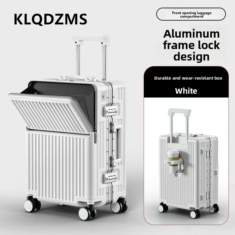 KLQDZMS กระเป๋าเดินทางอเนกประส - Front Opening Laptop Luggage 24 Inch บทวิจารณ์และราคา