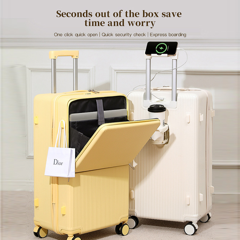 Sushimu กระเป๋าเดินทางกว้างกระ - Aluminum Frame Carry On Luggage บทวิจารณ์และราคา