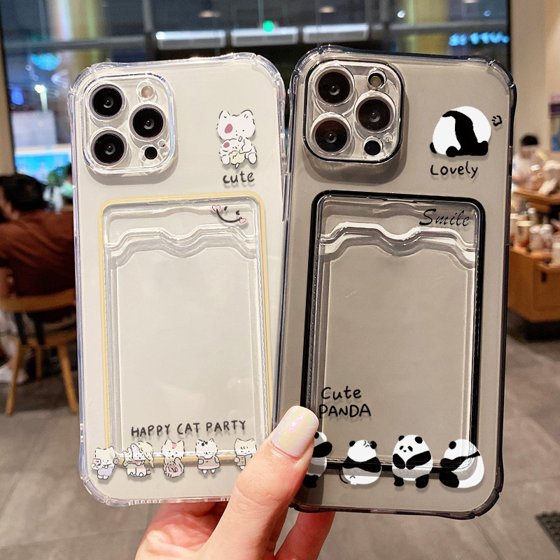เคสโทรศัพท์ลายแมวดำน่ารัก สำหร - Wallets บทวิจารณ์และราคา
