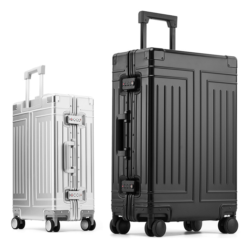 กระเป๋าเดินทางอลูมิเนียมขนาด 2 - Spinner Wheel Rolling Suitcase 20 Inch บทวิจารณ์และราคา