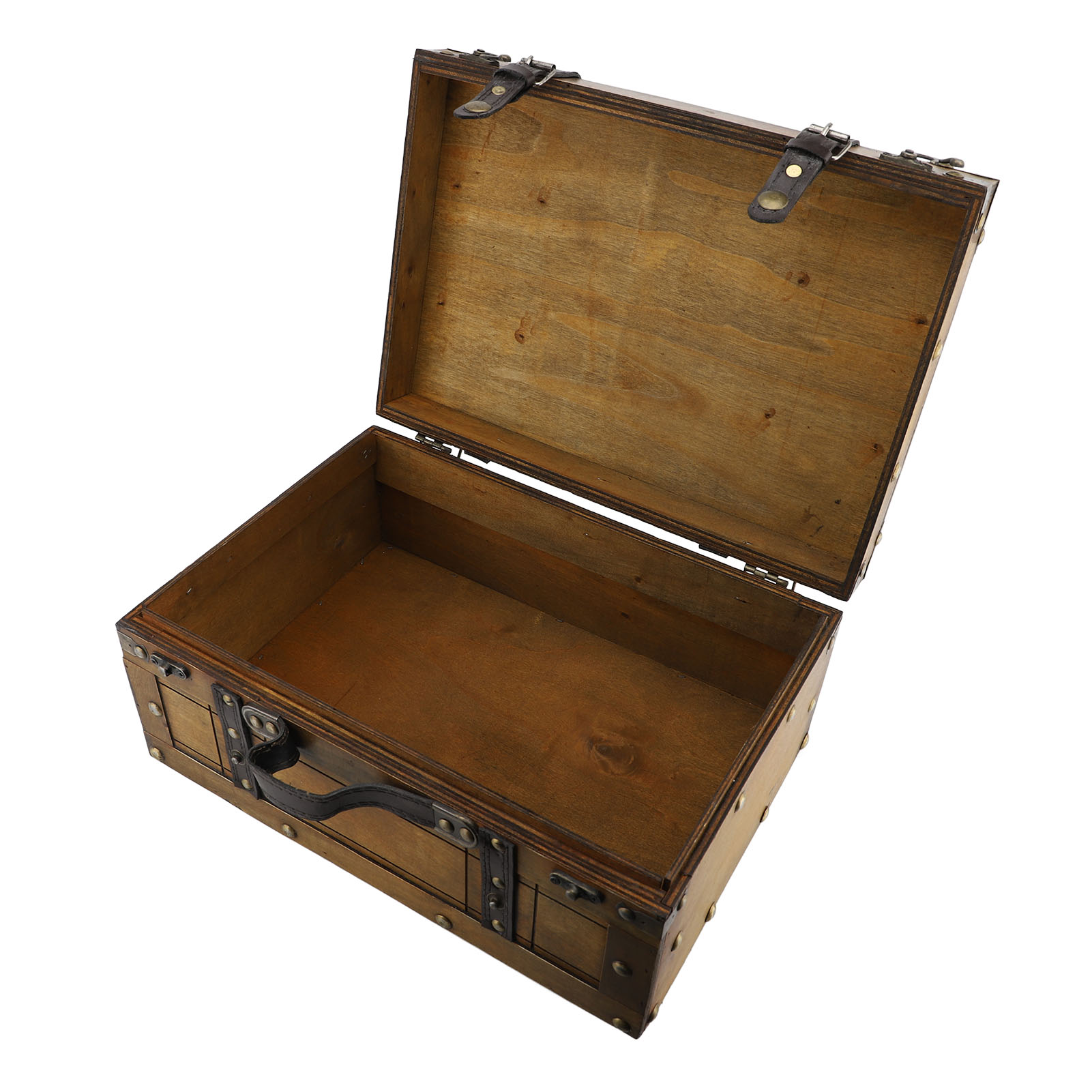 กล่องเก็บของไม้สไตล์วินเทจ ดีไ - Retro Vintage Trunk Suitcase บทวิจารณ์และราคา