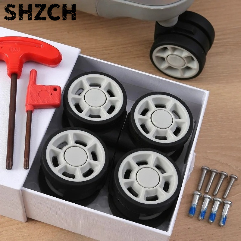 เหมาะสำหรับอุปกรณ์ซ่อมล้อกระเป - Silent Replacement Luggage Wheels บทวิจารณ์และราคา