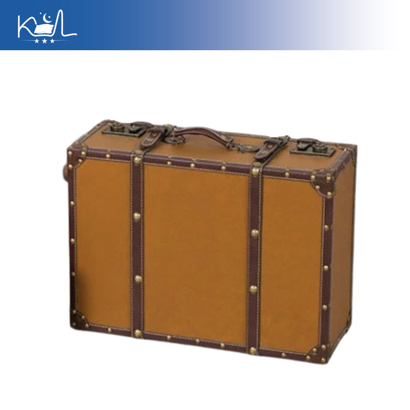 กล่องเก็บของตกแต่งสไตล์วินเทจส - Retro Vintage Trunk Suitcase บทวิจารณ์และราคา