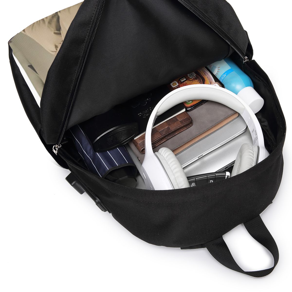 กระเป๋าเป้สะพายหลังลายแฟนอาร์ต - Travel Bags บทวิจารณ์และราคา