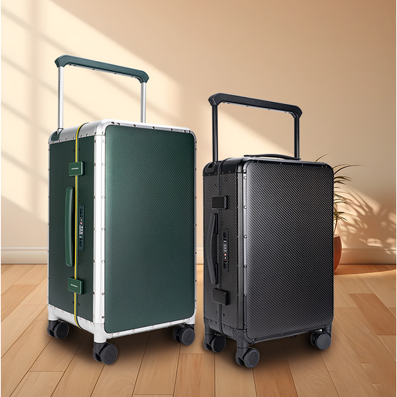 กระเป๋าเดินทางคาร์บอนไฟเบอร์ขน - Spinner Wheel Rolling Suitcase 20 Inch บทวิจารณ์และราคา