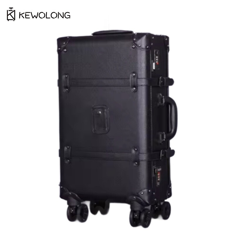 ชุดกระเป๋าเดินทางวินเทจ 20 24  - Retro Vintage Trunk Suitcase บทวิจารณ์และราคา