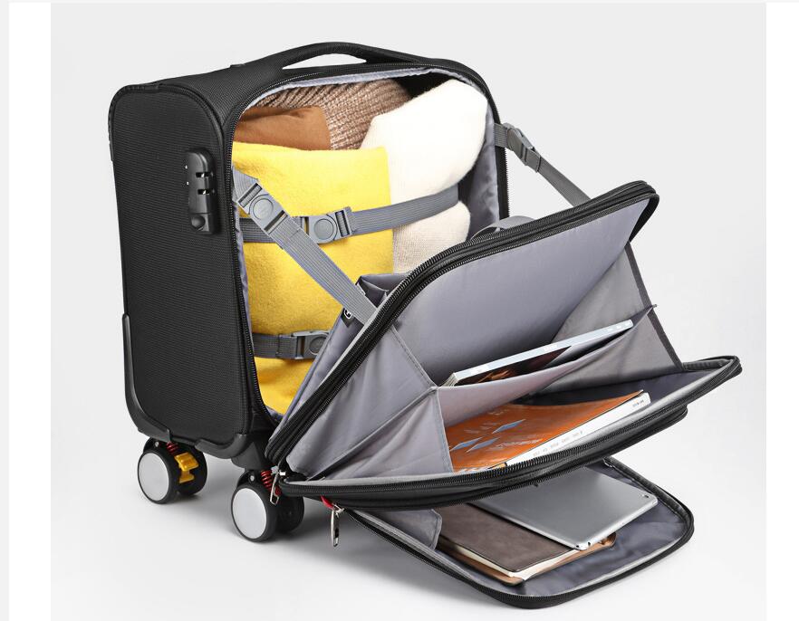 นักธุรกิจผู้ชายกระเป๋าเดินทางข - Spinner Wheel Rolling Suitcase 20 Inch บทวิจารณ์และราคา