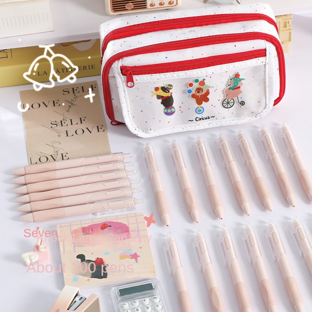 กระเป๋าดินสอการ์ตูนความจุขนาดใ - Cosmetic Bags บทวิจารณ์และราคา
