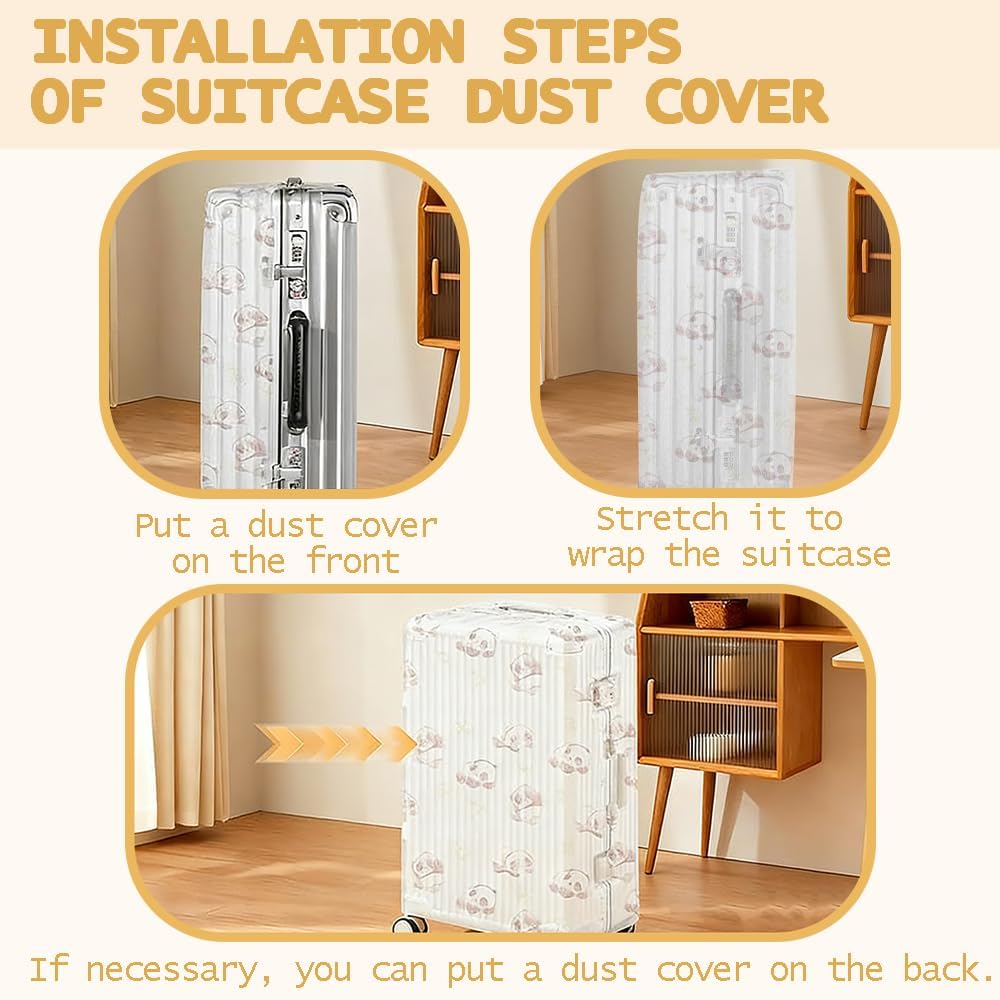 ผ้าคลุมกระเป๋าเดินทางแบบใช้แล้ - Waterproof Suitcase Cover Protector บทวิจารณ์และราคา