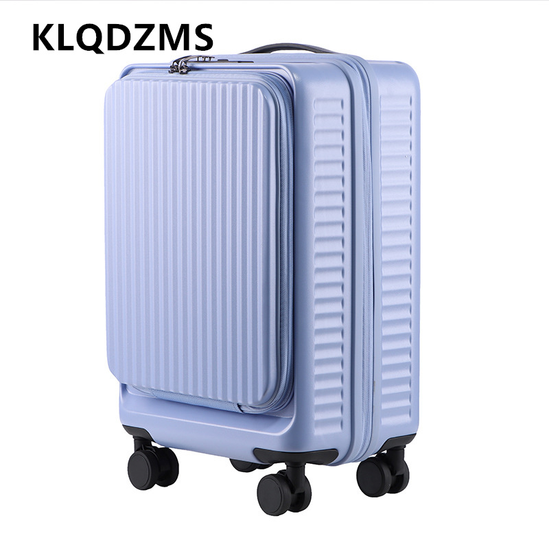 กระเป๋าเดินทางแบบมีล้อ KLQDZMS - Front Opening Laptop Luggage 24 Inch บทวิจารณ์และราคา