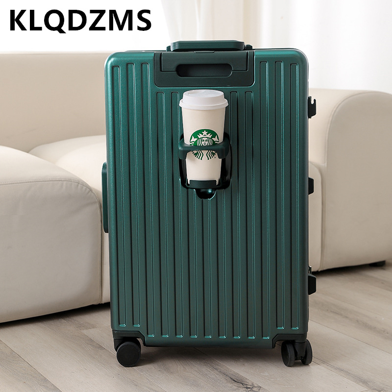 กระเป๋าเดินทางแบบถือ KLQDZMS แ - Front Opening Laptop Luggage 24 Inch บทวิจารณ์และราคา
